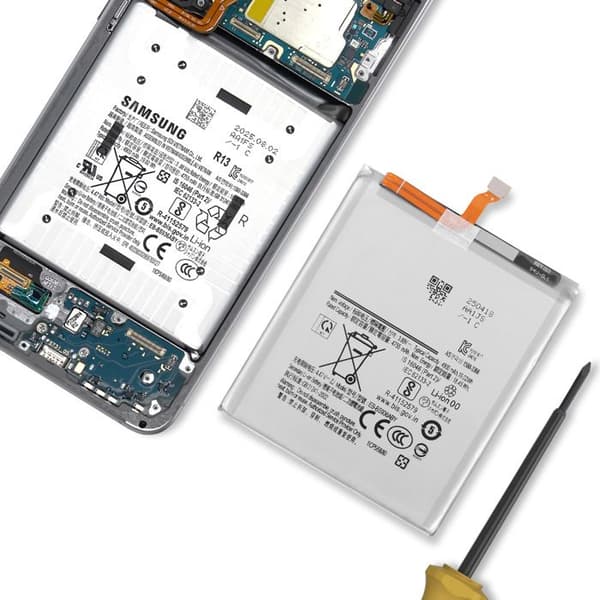 Li-ion batteri 4900mAh til Galaxy S25 FE Kompatibel EB-BS936ABE Grå Grå