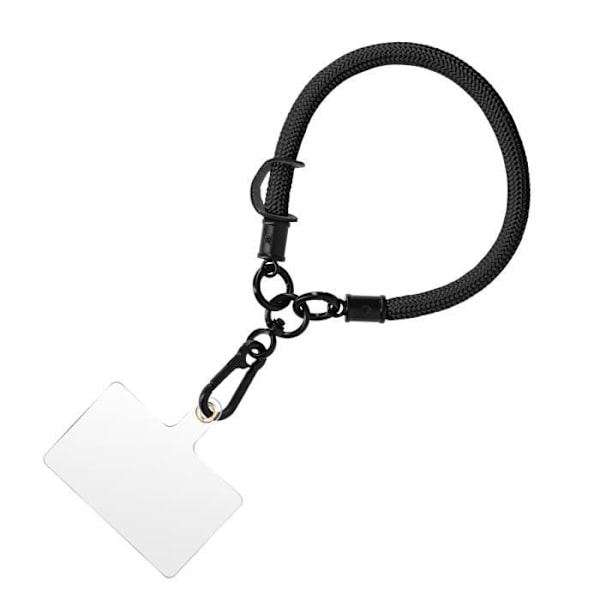 Musta pehmeä nylon-puhelimen hihna sort