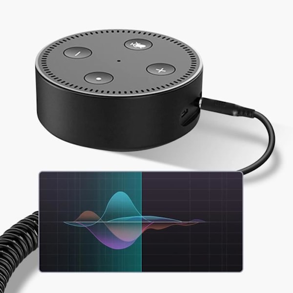 USB-C til 3,5 mm hanstikkabel Kvalitetslydspiralledning 1m Puluz Sort