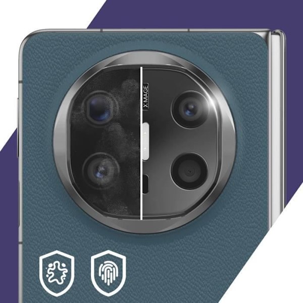 Skyddskamera för Huawei Mate X6 Härdat Glas Rep-skydd iMak Svart Svart