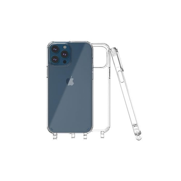 Cover til Apple iPhone 13 Pro Max Ultra-resistent med 2 kroge i Eko Transparent TPU Transparent