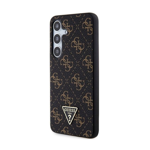 Guess 4G Triangle Metal Logo - Suojakuori Samsung Galaxy S24+:lle (musta)