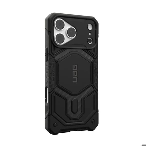 MagSafe cover til iPhone 17 Pro Max / 18 Pro Max serie Monarch Pro Stødabsorberende UAG Sort Svart