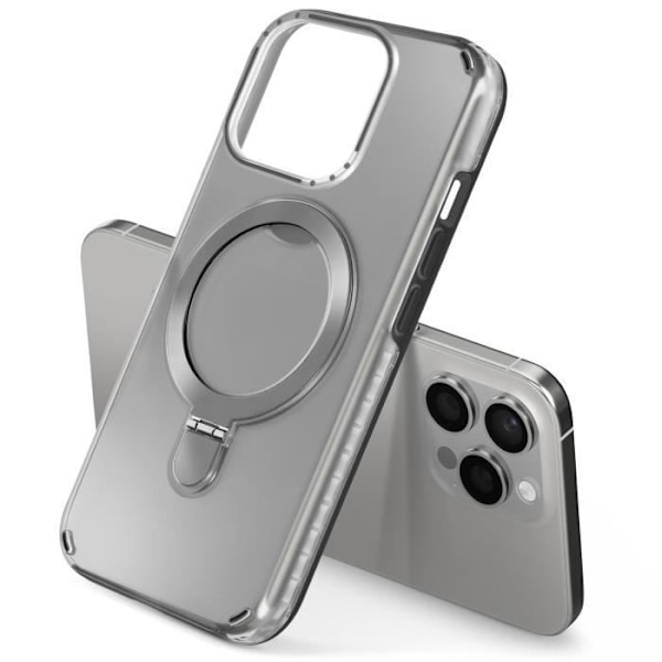 Coque MagSafe för iPhone 13 Pro Max Stöttålig med Fällbart Stöd Svart Svart