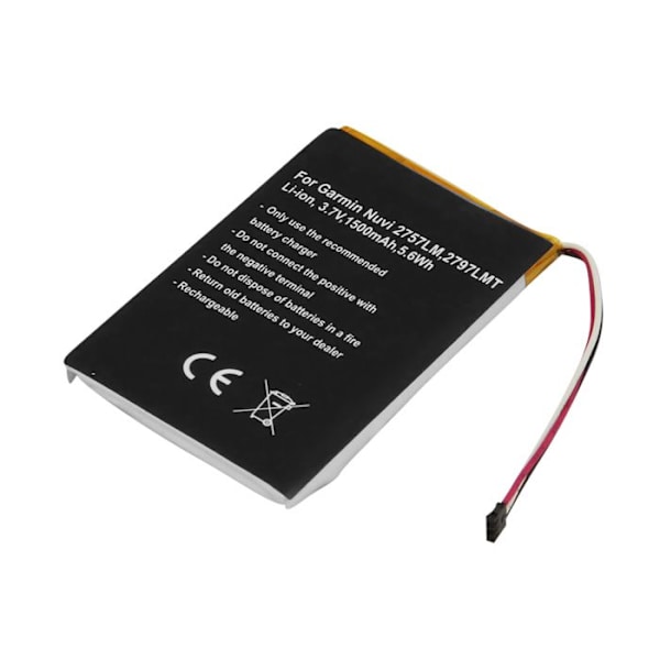 Ersättningsbatteri för Garmin Nuvi 2757LM / 2797LMT Li-ion 1500mAh