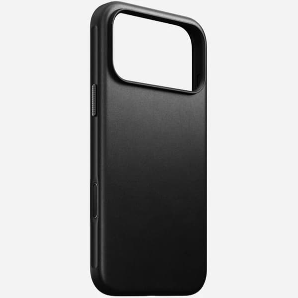 Coque - NOMAD - iPhone 17 Pro Max - Fuldkornslæder - Robust beskyttelse - MagSafe-kompatibel Svart