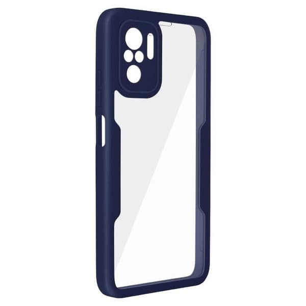 Helkåpa - Xiaomi - Note 10 och 10S - Plexiglas - Polymer - Stöttålig skydd Midnattsblå