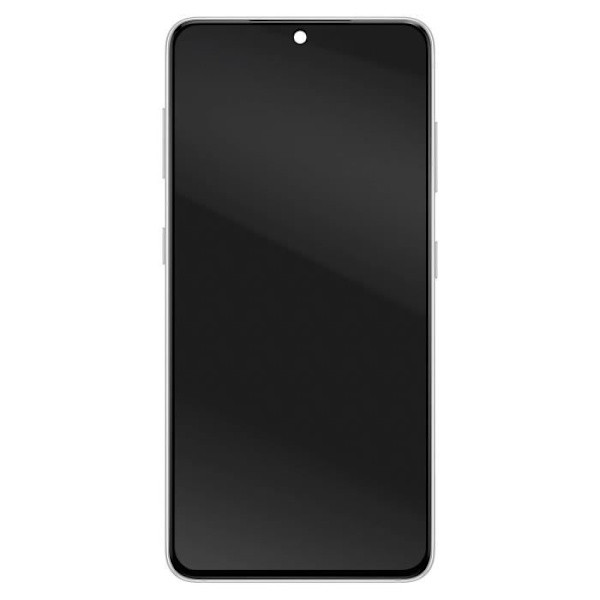 Komplet LCD-skærm til Samsung Galaxy S21 - RELIFE - Hvid - Touchscreen og chassi Vit