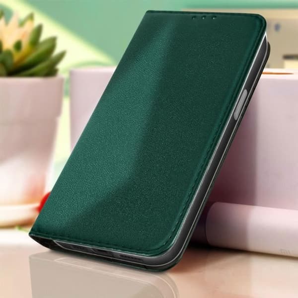 iPhone 14 etui - AVIZAR - Kortholder, Video Support, Magnetisk - Grøn Grön