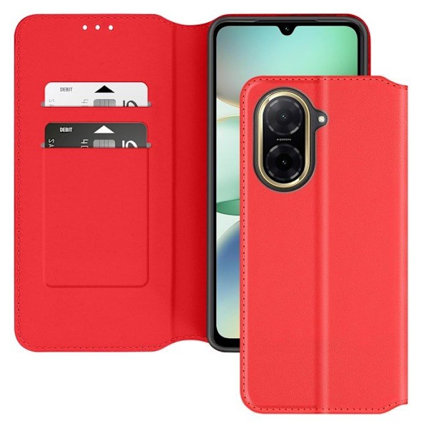 Xiaomi Redmi A5 - Korttitasku ja video-tuki punainen Röd