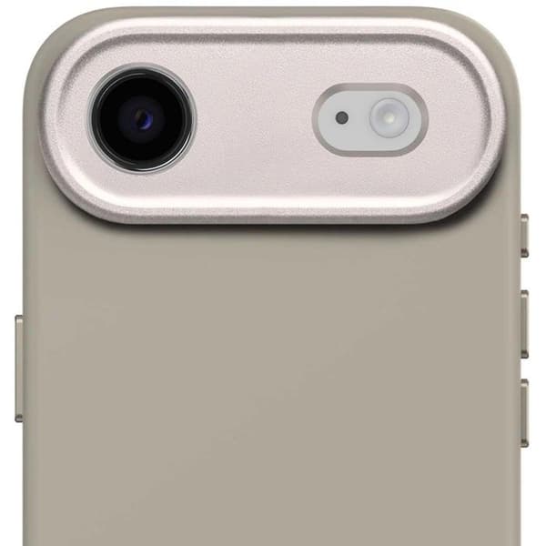 MagSafe-beskyttelse - DECODED - iPhone Air - Antimikrobielt silikone - Stødbeskyttelse - Elegant design Beige