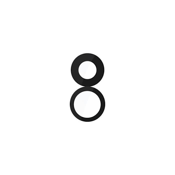Bagkameraobjektiv til iPhone 11 Sort Svart