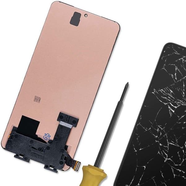 Erstatningsskærm - AVIZAR - Xiaomi Poco F6 Pro - LCD og Touch - Sort - Hurtig Montering Svart