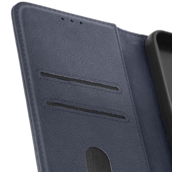 Etui til Samsung Galaxy A15 - AVIZAR - Wallet Flip og Video Support - Midnight Blue Blå