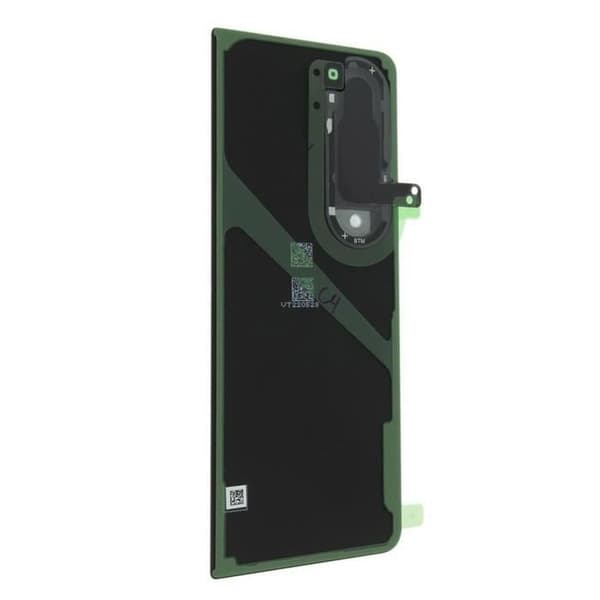 Batteri Cache - SAMSUNG - Z Fold 4 - Phantom Sort - Kamera Linse Inkluderet - Forenklet Installation Phantom Black