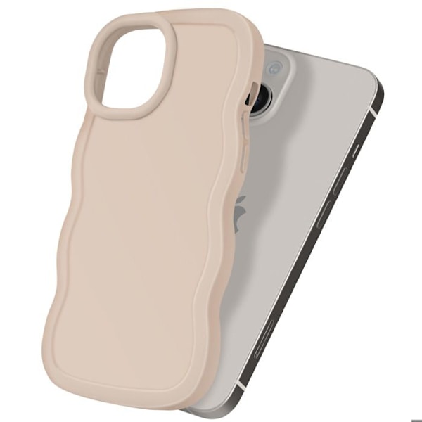 Coque Candy til iPhone 14 Stødabsorberende Beige Beige