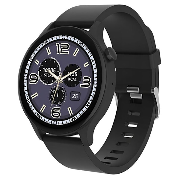 Bluetooth Vandafvisende Smartwatch IP67 Maxlife Sort Svart