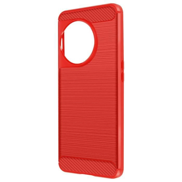 Fodral till OnePlus 11 Förstärkt mjuk borstad koleffekt Röd Röd
