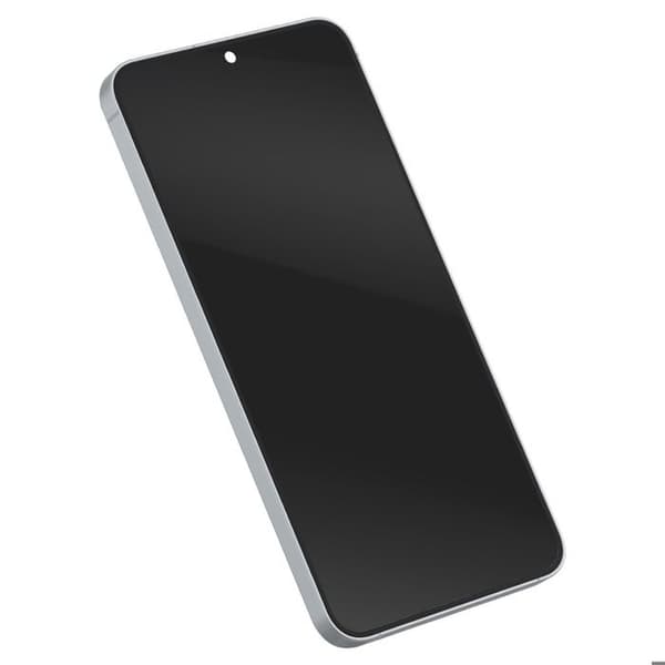 Fullskärm AMOLED för Galaxy S25 Plus Service Pack med Samsung Silver Chassi Grå