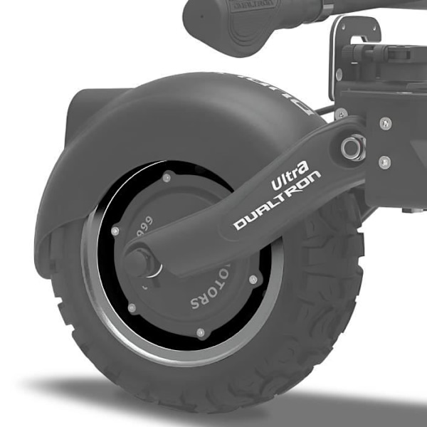 2 Demi-jantes Dualtron Ultra 2 ja Dualtron Ultra 1 Minimotors Musta Svart