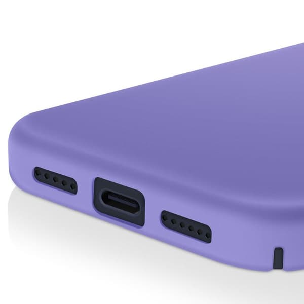 Cover - UNDERRETTELSE - iPhone 17 Pro Max - Soft-Touch - Semi-stiv silikone - Lilla Violett