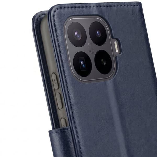 Plånboksfodral för Xiaomi 17T Läderlook med Videostöd Mörkblå Blå