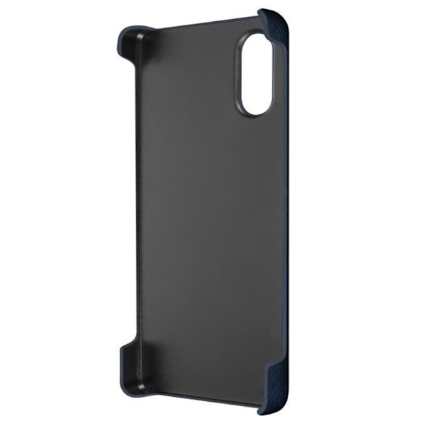 Coque - Sony - Xperia 5 V - Stiv - Simililæder - Stødabsorberende - Ultra-tynd Midnattsblå