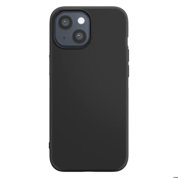 Silicone Cover til iPhone 14 med Diskret og Stødabsorberende Beskyttelse Mayaxess Sort Svart