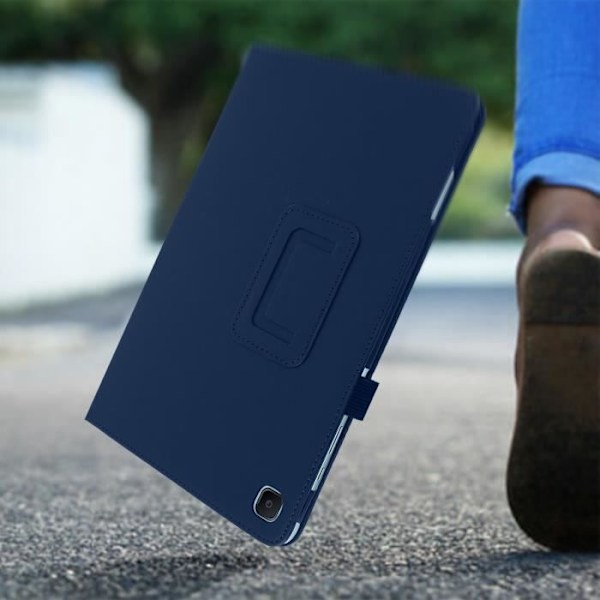 Etui - AVIZAR - Galaxy Tab S6 Lite - Ekokvalitet Soft Touch - Video Stöd - Blå 10,5 tum Blå