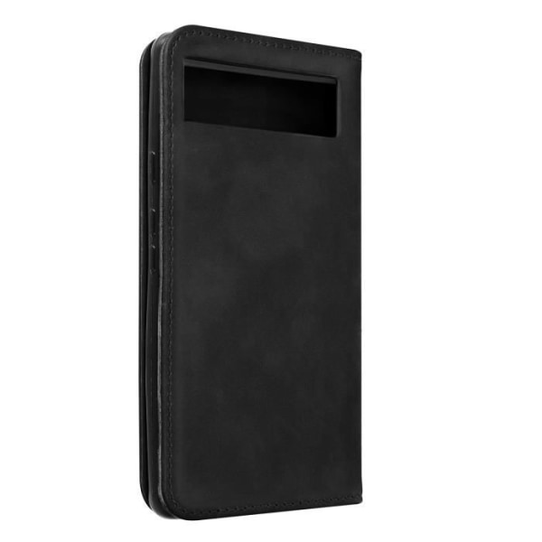Google Pixel 6a plånboksfodral Soft-touch korthållare svart
