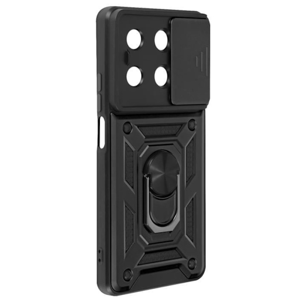 Fodral till Redmi Note 13 5G - AVIZAR - Svart - Stel - Syntet - Blandat Svart