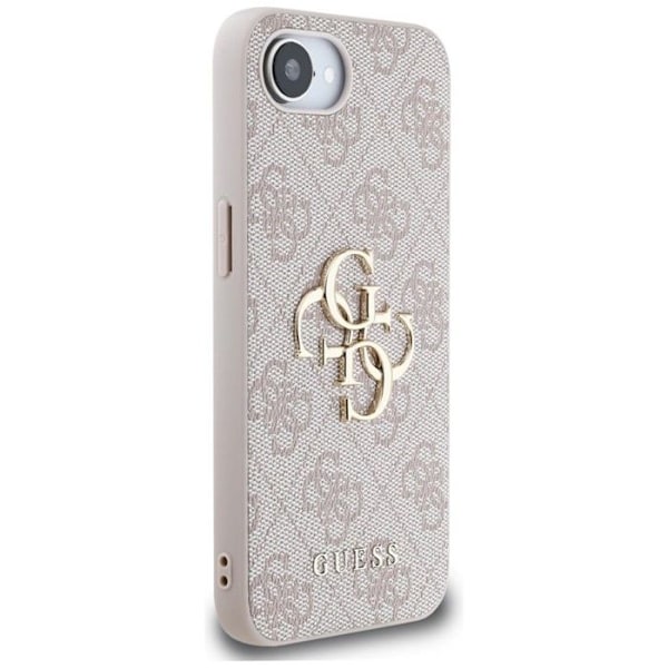 Coque til iPhone 16e - Guess Hardcase 4G Big Logo (GUHCPSE44GMGPI) - Rosa rosa