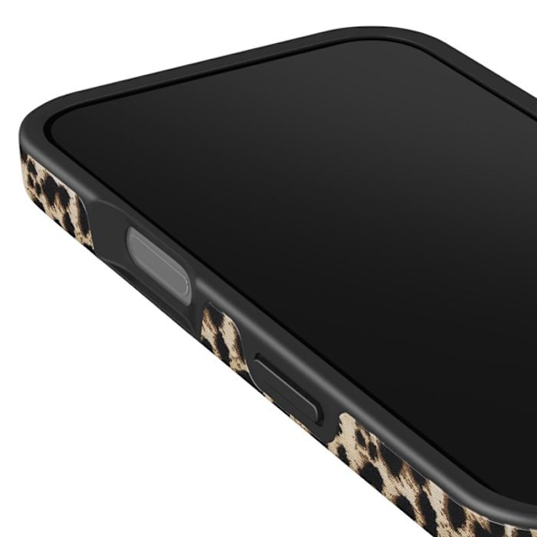 Coque MagSafe til iPhone 16 Pro Max Elegant Player Burga Mønster Brun kastanj