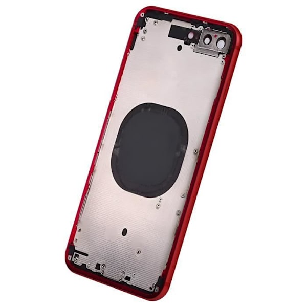 Chassi iPhone 8 Plus - AVIZAR - Röd - Ersättningsbakpanel - Hållbar - Lätt att reparera Röd