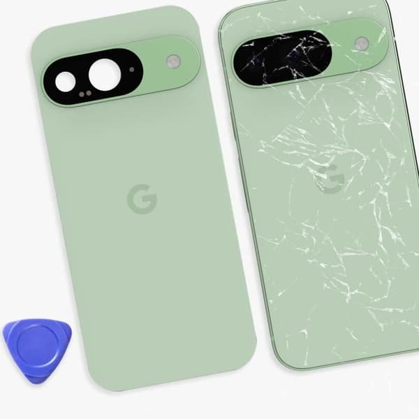 Bagcover - Google Pixel 9 - Original - Lys Grøn - Service Pack Grön