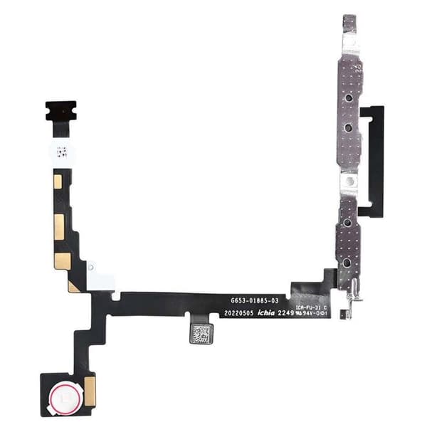 Nappe Knappen Power og Volume kompatibel med Google Pixel 8a Erstatning Sort Svart