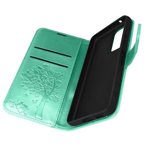 Samsung Galaxy A53 5G etui - FORCELL - Mandala Tree - Grøn - Fuld beskyttelse - Stand funktion Grön