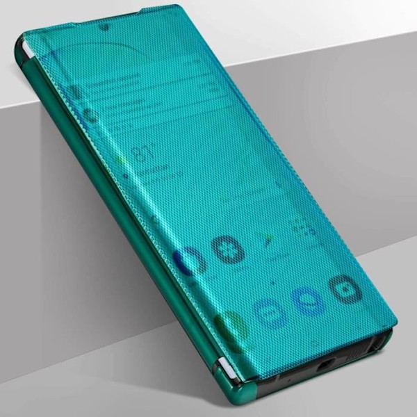 Galaxy Note 10-fodral - AVIZAR - Kromad ruggad - Genomskinlig - Hård - Lätt Grön