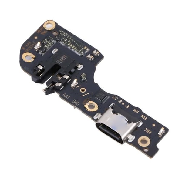 USB C opladningsstik til Realme 9i 5G mikrofon + jackstik sort Svart