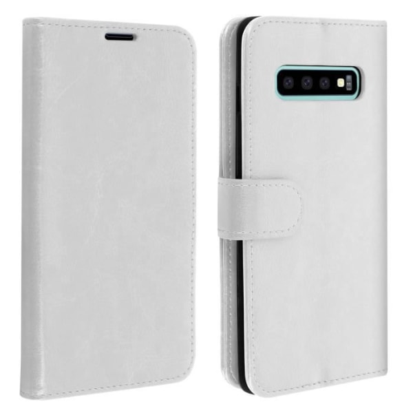 Cover til Samsung Galaxy S10 Wallet Case Kort Opbevaringsholder Hvid