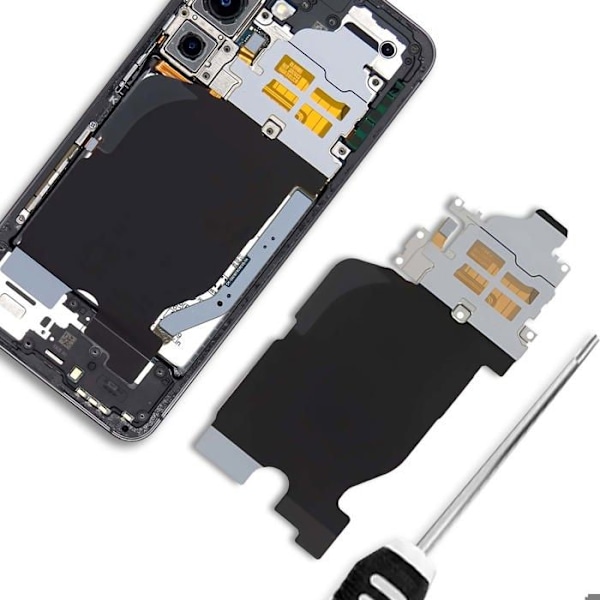 Original NFC-antenn för Samsung Galaxy S24 FE Service Pack Samsung Svart Svart