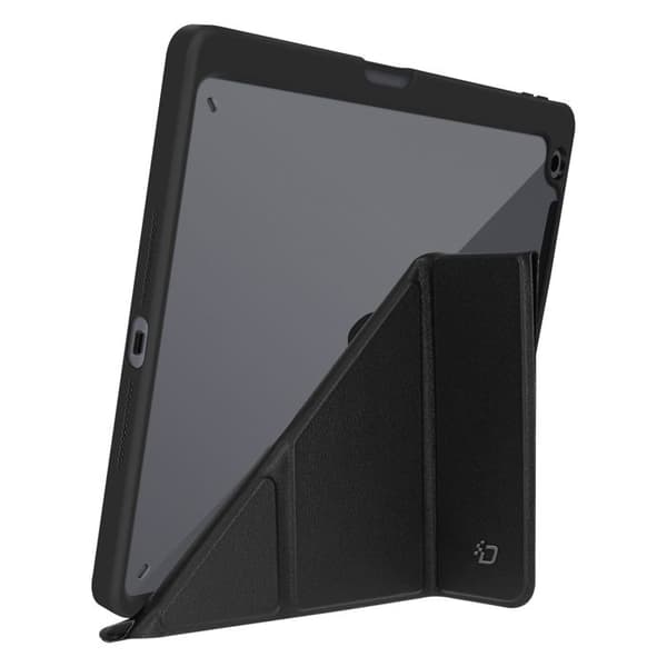 iPad 10.2 Etui - Dux Ducis - Sort - Multi-vinkel støtte - Stødabsorberende beskyttelse - Moderne design Svart