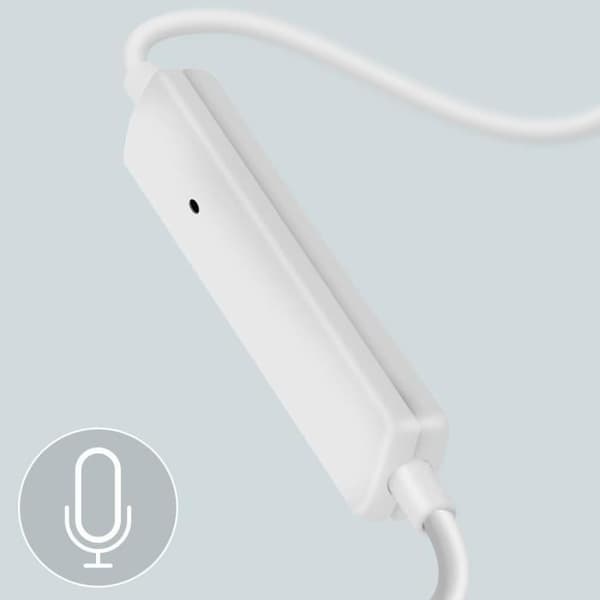 USB-C hörlurar - OPPO - Modell med mikrofon - Stereo ljud - In-ear - 1m Vit