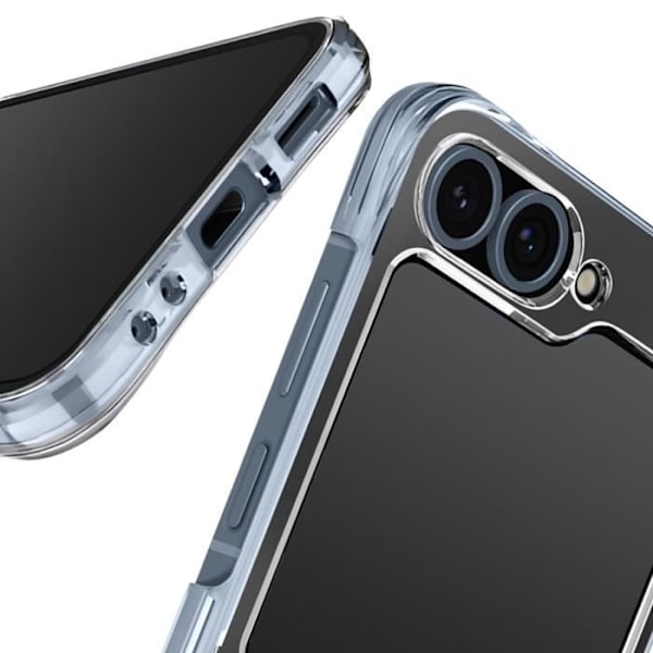 MagSafe-kotelo Samsung Galaxy Z Flip 6 kovalle kulmille iskunkestävä läpinäkyvä Transparent