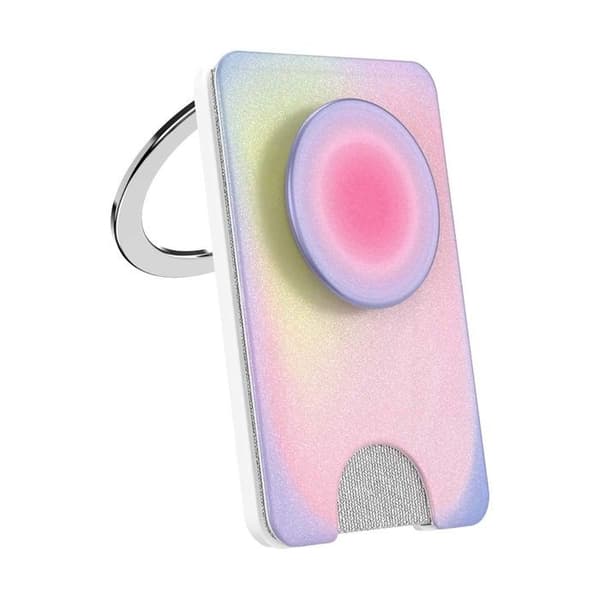 MagSafe-stöd för smartphone PopWallet Premium PopSockets Rosa Ros