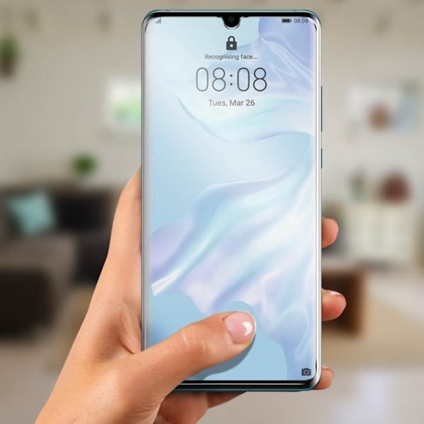Näytönsuojakalvo - AVIZAR - Huawei P30 - 9H joustava lasi - Iskunkestävä - Läpinäkyvä Transparent