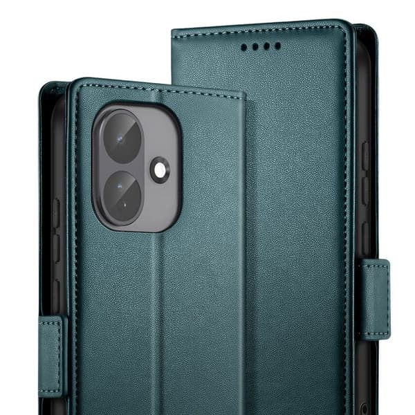 Plånboksfodral för Redmi Note 17 Pro Serie Smart Book med Stöd Grön Gran Grön