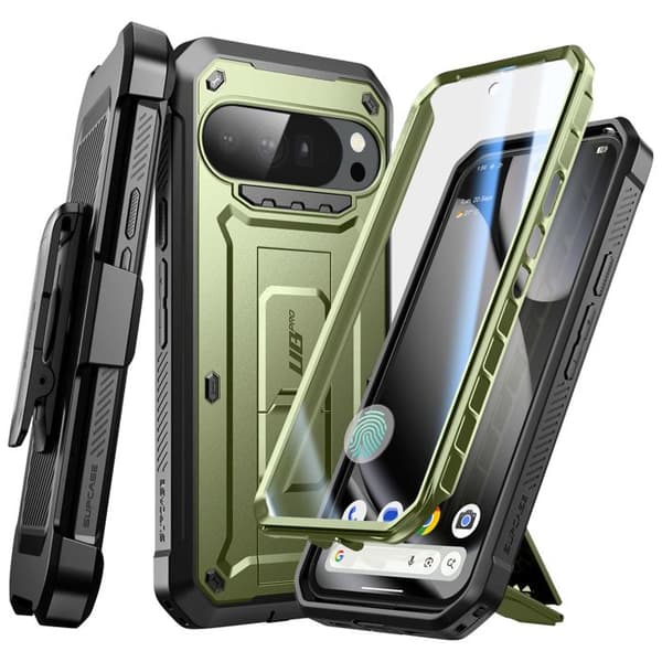 Helt kabinet til Google Pixel 10 Pro XL MagSafe Unicorn Beetle Pro Supcase Kaki Grön