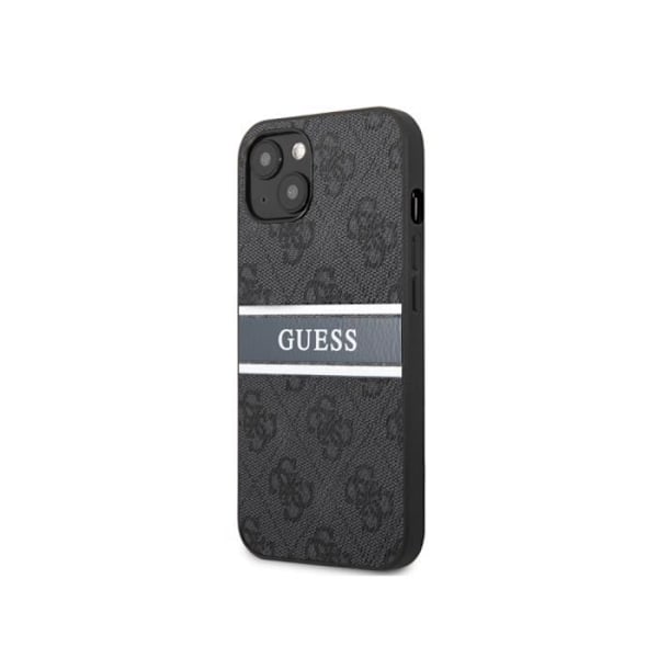 Suojakuori Apple iPhone 13 Mini PU 4G Stripe Guess Grey -puhelimelle Grå