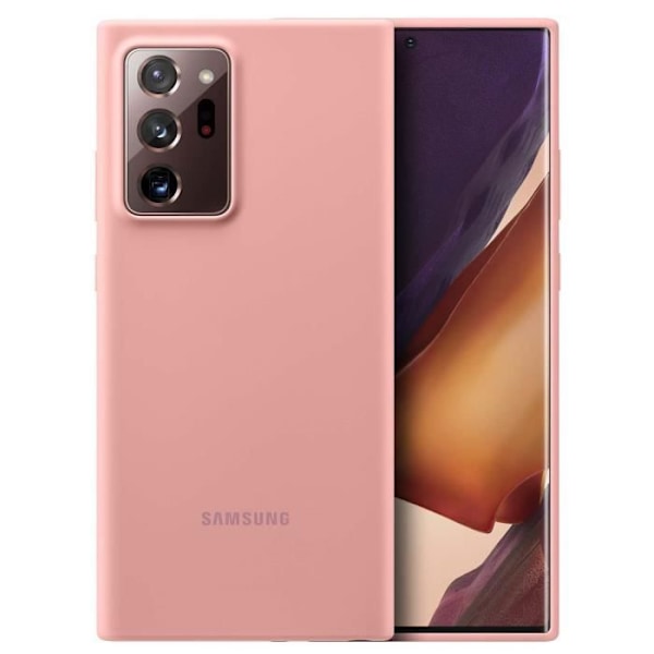 Kotelo Samsung Galaxy Note 20 Ultra Soft Touch silikonikuori alkuperäinen vaaleanpunainen